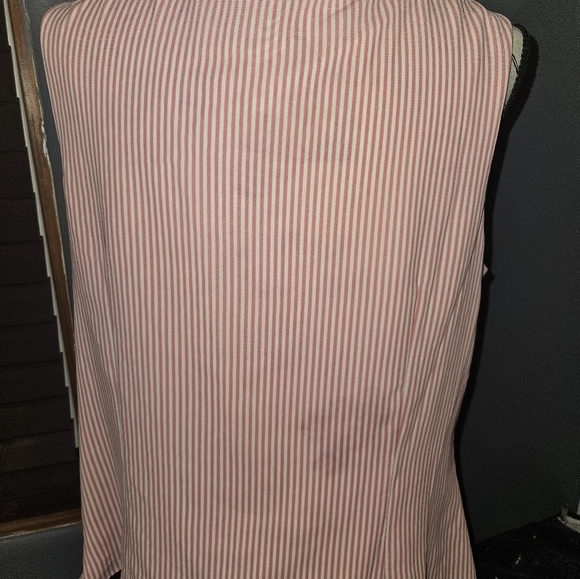 Covington Womans Striped Blouse Size 18 - Picture 5 of 11